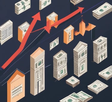 Large, vibrant billboards displaying advertisements and promotions are mounted on the sides of a tall building. Below, a busy urban street is filled with cars and pedestrians, indicating a bustling city atmosphere.