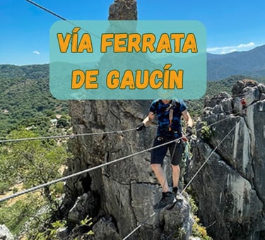→ Vía ferrata de Gaucín en Andalucía