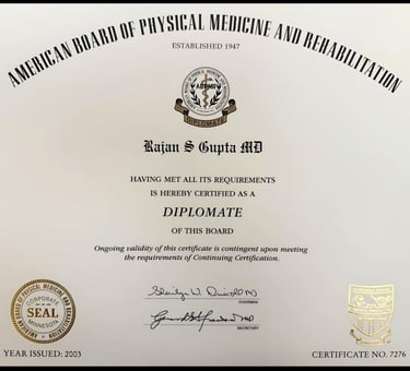Physical Medicine & Rehabilitation Board Certification