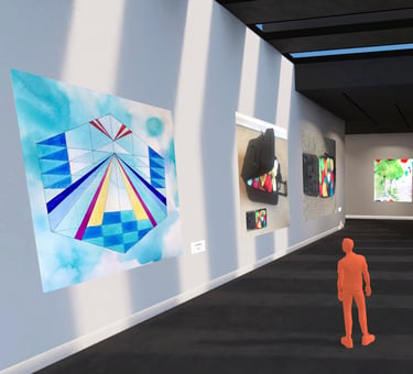 Metaverse art gallery