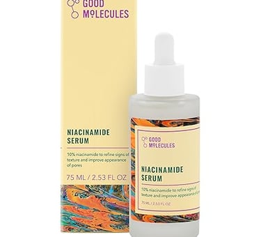 Good Molecules Niacinamide Serum - 10% Niacinamide to Target Acne, Nourishment, and Skin Tone - Ultr