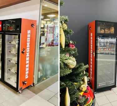 Pašapkalpošanās ledusskapji vietējo ražotāju produktu tirdzniecībai