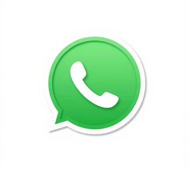 Official WhatsApp messenger logo with green chat bubble and white phone icon on a png background.
