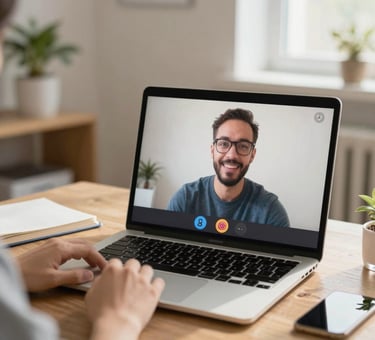 Young adults engaged in a lively group workshop with a psychologist guiding the session.