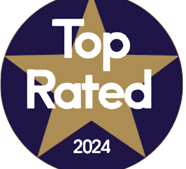 icône top rated 2024 trustwell pour le salon medi kiss dermaclinic
