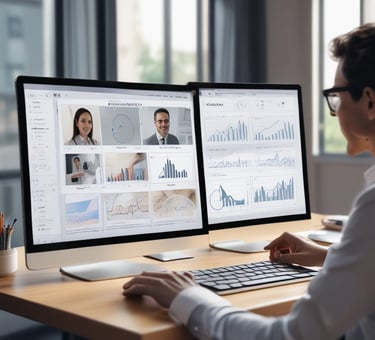Clean workspace with laptop, documents, and smartphone showing bookkeeping app.