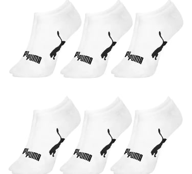 6 Pares Meia Puma Soquete Algodão Cano Baixo Original