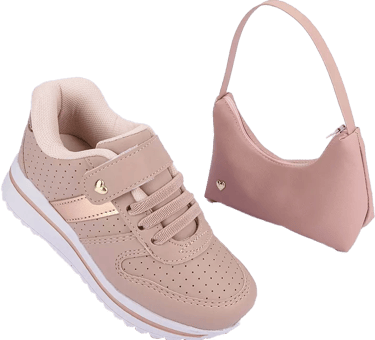kit Tênis Infantil Menina Club Happy