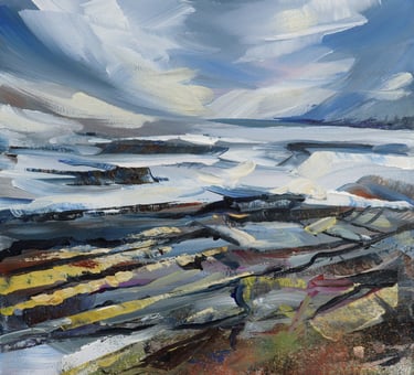 MOMENTUM - painting by Sharon Wadsworth-Smith