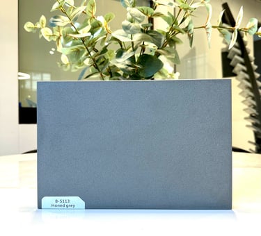 plancha de cuarzo gris claro matte