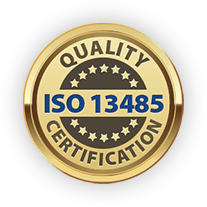 Logo da certificação ISO 13485
