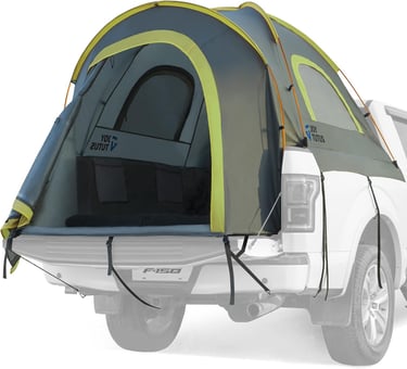 JoyTutus Pickup Truck Tent Waterproof PU2000mm Double Layer for 2Person Portable Truck Bed Tent 5.5'