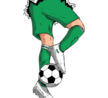 futbolas zalia balta