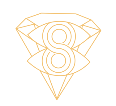 logo Double Regards, symbole de qualité premium, regards complémentaires et chemin d'abondance