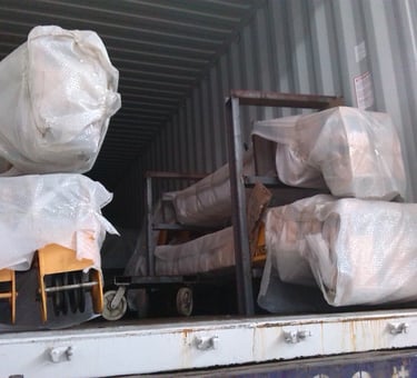Container loading crane