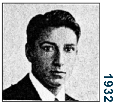 Victor Di Gesu as a high school student in 1932