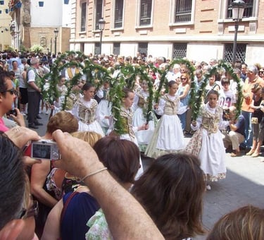 Corpus Christi Dance in Valencia.