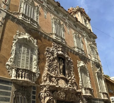 Facade of the González Martí National Museum of Ceramics and Decorative Arts