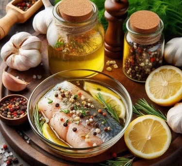 Poisson mariné