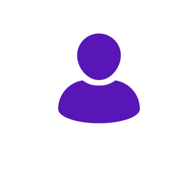 a person with a purple hat and a purple hat