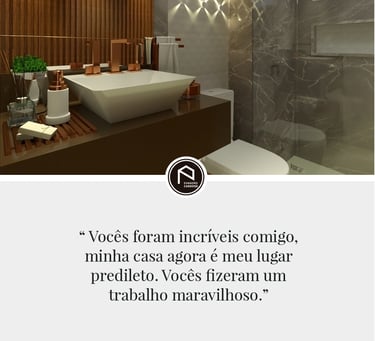 Depoimento de clientes de projeto de reforma de apartamento compacto