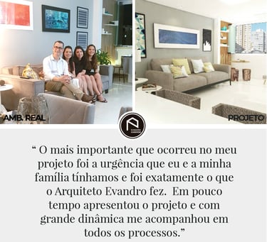 Depoimento de clientes de projeto de reforma em Fortaleza