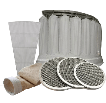 filter bag element segmen disc filter air screen rounded