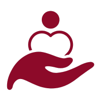 a person holding a heart shaped object in their hands