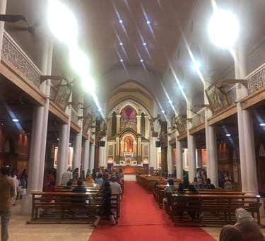 St Andrews Basilica, Arthunkal, Kerala, india