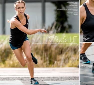 Fashion photography - a woman in a black tank top