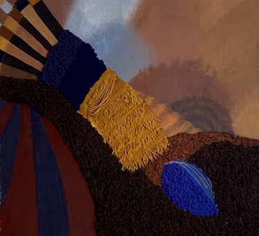 peinture textile et broderie artisanale