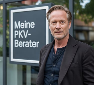 a man in a suit and a black shirt