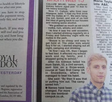 damon in the paper