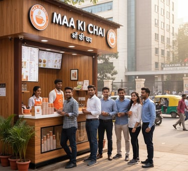 Maa Ki Chai franchise startup investment breakdown 1.5 lakh low cost tea business
