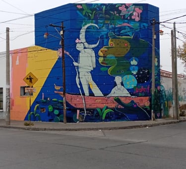 Mural de: Sebastián Daels y Martín Florio