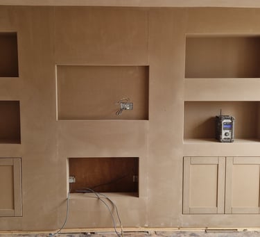 MDF bespoke Media wall