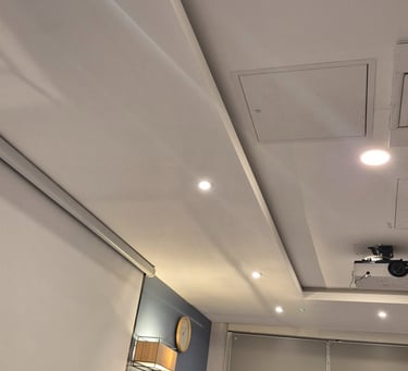 damaged MF ceiling repair