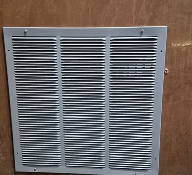 Fire rated fire door grille