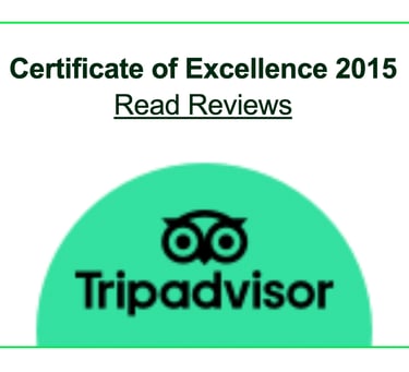 Trip Advisor Certificate of Excellence 2015 - Yoda Guy Movie Experience