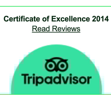 Trip Advisor Certificate of Excellence 2014 - Yoda Guy Movie Experience