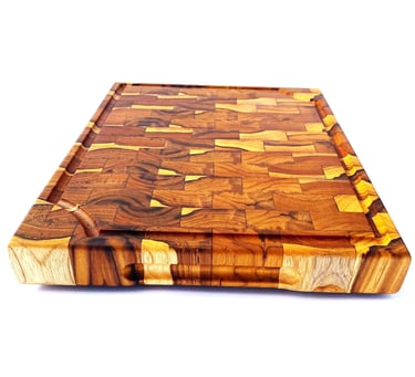 Cutting Board for Kitchen Butcher Block board (Wood, Medium)