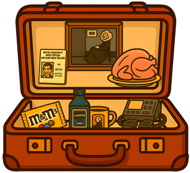 Valise de Mr Bean – Film 1997 - Bean le film le plus catastrophe