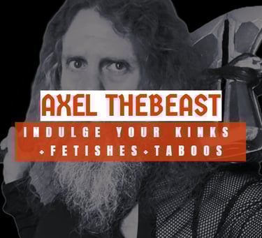 a banner for Axel TheBeast website