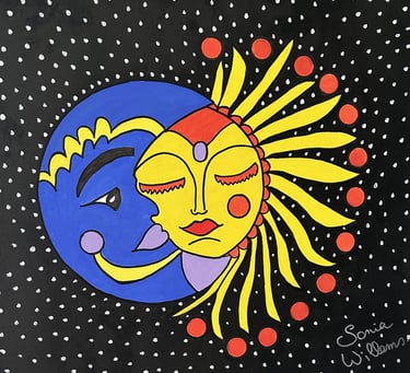 Le bisou de la lune au soleil 50/50 (19/10/2023)