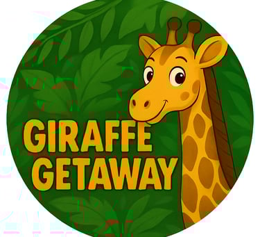 Giraffe Getaway - tall and unique gifts for giraffe fans