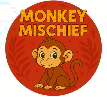 Monkey Mischief - cheeky and fun gifts for monkey fans