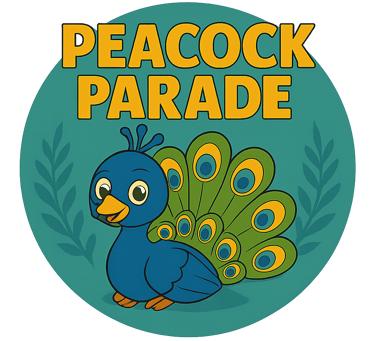 Peacock Parade - vibrant gifts inspired by nature’s show-off