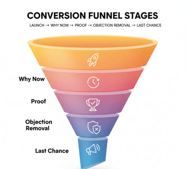 convertion funnel stages