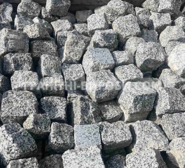 Колота гранітна бруківка покостівка 10*10*10