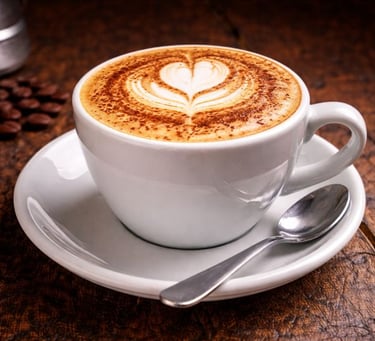 Cappuccino clássico com microespuma cremosa